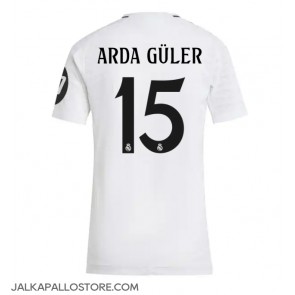 Real Madrid Arda Guler #15 Kotipaita Naisten 2024-25 Lyhythihainen